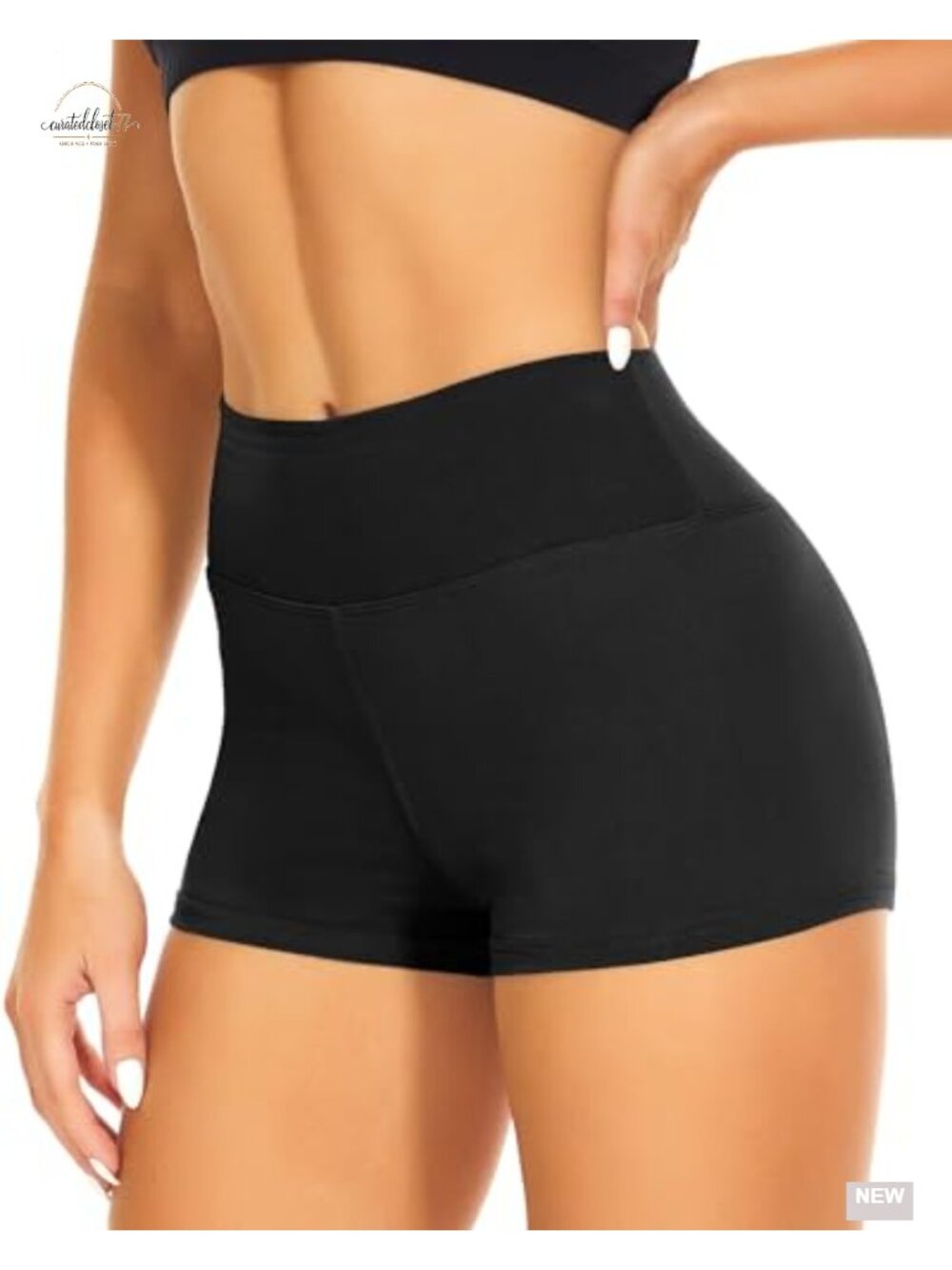 High Waisted Biker Shorts for Women - 4-Way Stretch Spandex Workout Shorts